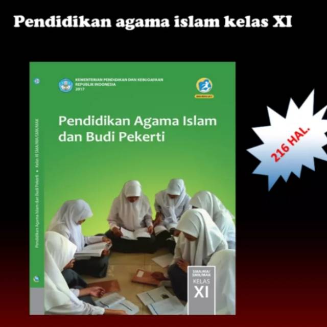 Buku siswa pendidikan agama Islam dan Budi pekerti k13 dikbud kelas 11 edisi terbaru