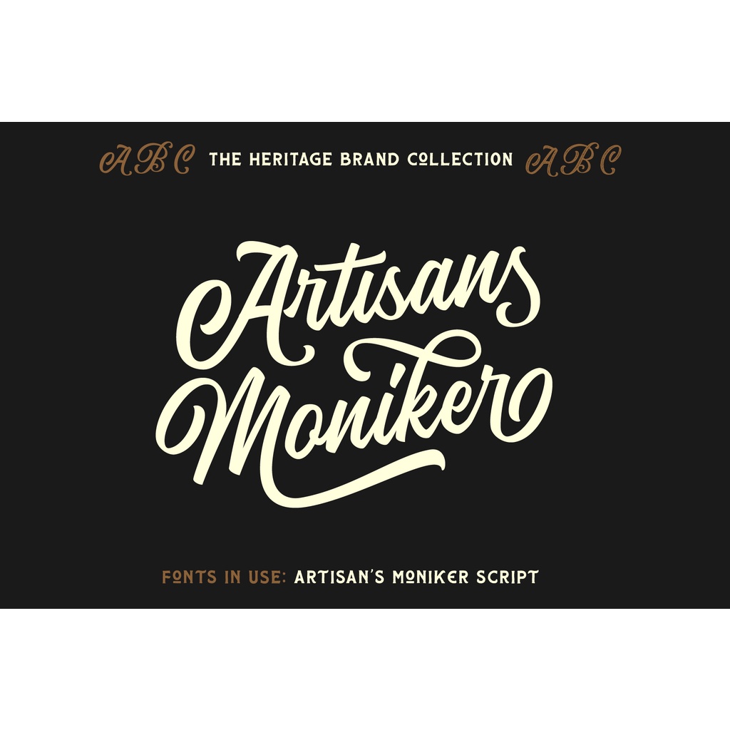 The Heritage Brand Font Collection