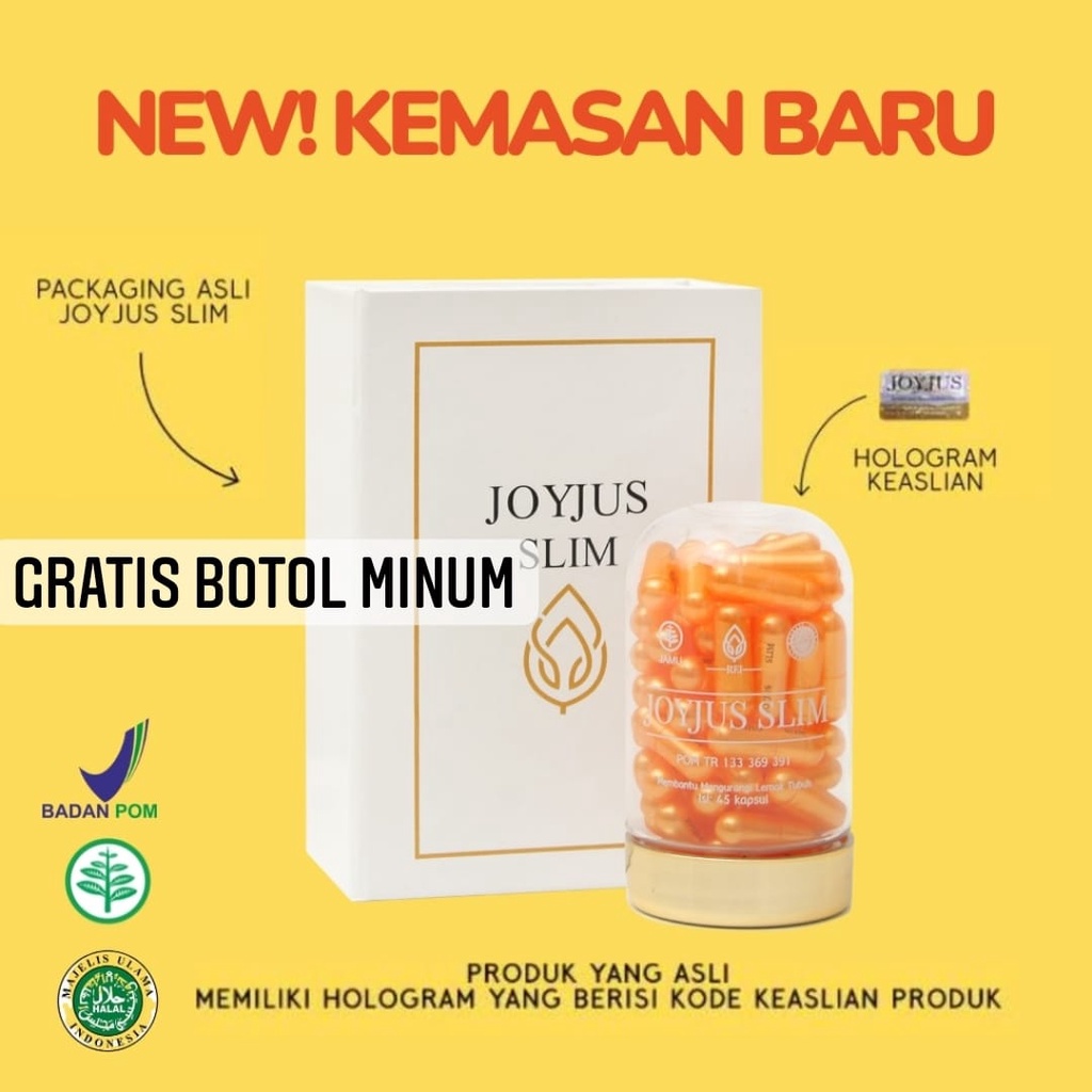 NEW JOYJUS Slim 45 Kapsul Capsule Suplemen diet pelangsing BPOM