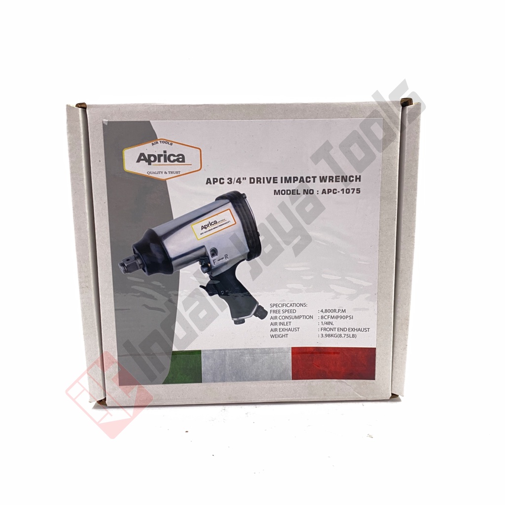 APRICA 1075 Air Impact Wrench 3/4 Inch Mesin Alat Buka Baut Ban Angin