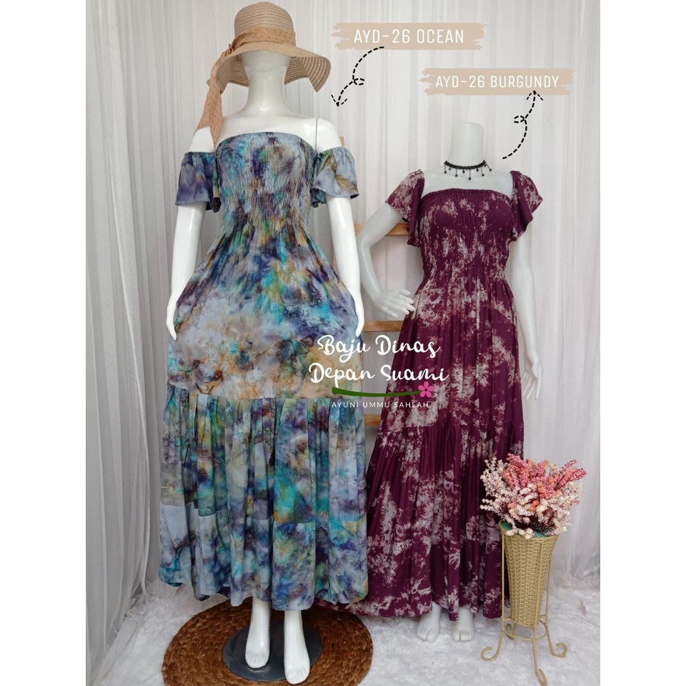 COD DASTER RAYON ADEM KUALITAS PREMIUM AYD 26 BDDS / HOMDRESS CANTIK DEPAN SUAMI/ CASUAL DRESS BDDS