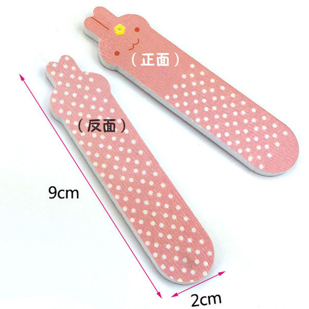 【COD Tangding】Emery Strip Nail File Mini Cartoon Animal Patern Nails Strips Nail Small Rubbing Strips for Polishing
