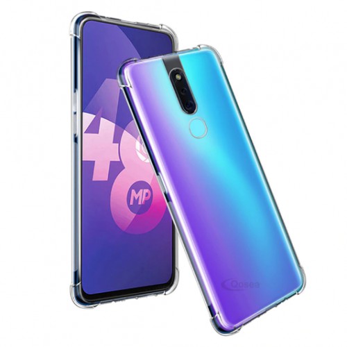 Anticrack Oppo F11 Pro Silikon Cas   e Bening Transparan