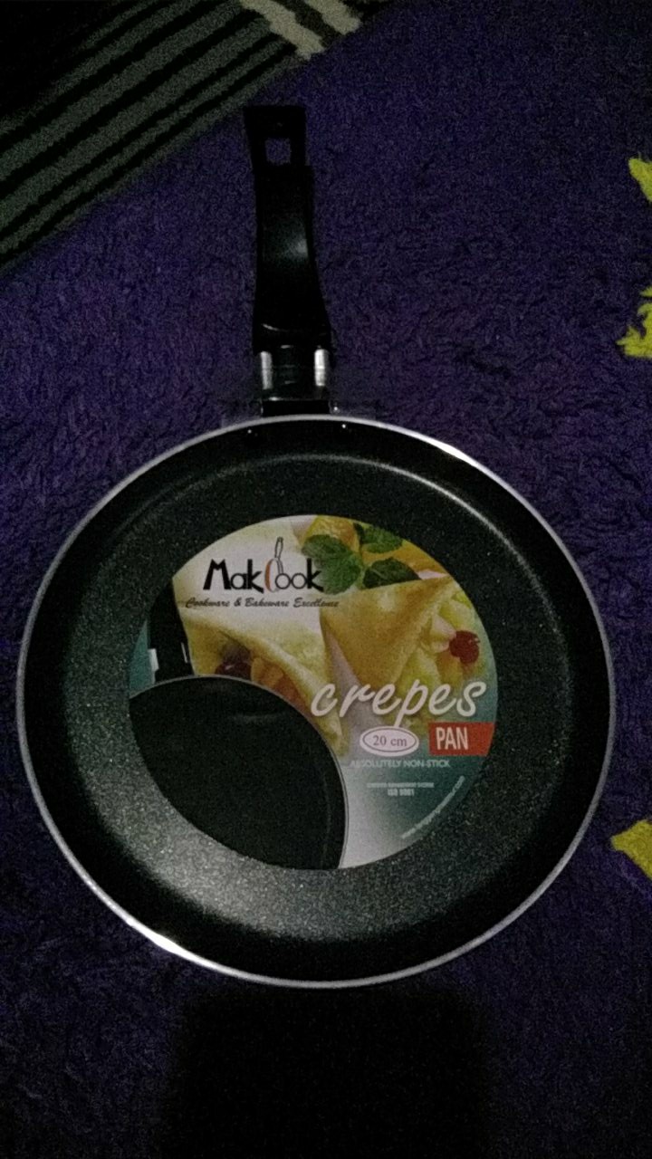 Makcook Crepes Pan Maker Wajan Teflon Datar - Classic Rubina Series