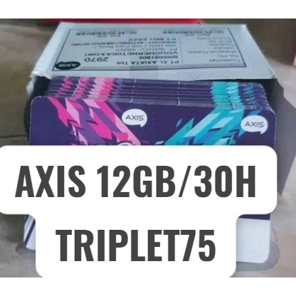 VOUCHER AXIS 12GB/30H