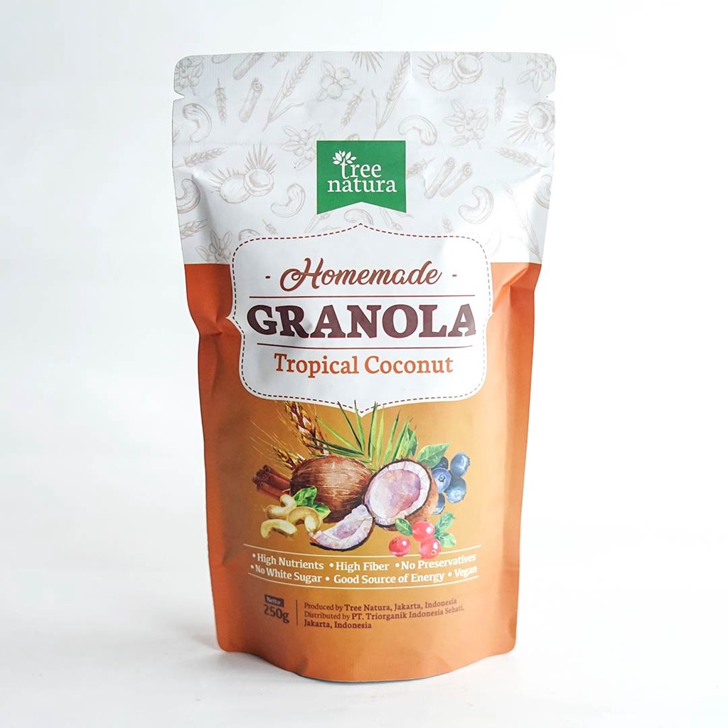 Tree Natura, Granola Tropical Coconut 250gr