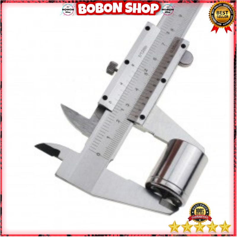 

Jangka Sorong Stainless Steel Vernier Caliper Gauge Micrometer 15CM - JIG-RE0150 - Silver