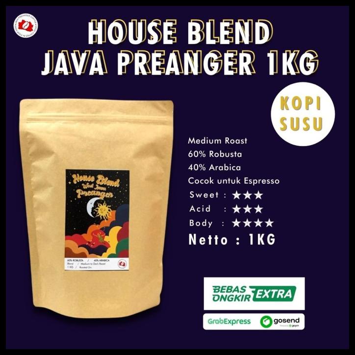 

DISKON TERBATAS !!! KOPI HOUSE BLEND JAVA PREANGER 1KG | PREMIUM ROASTED COFFEE TERLARIS