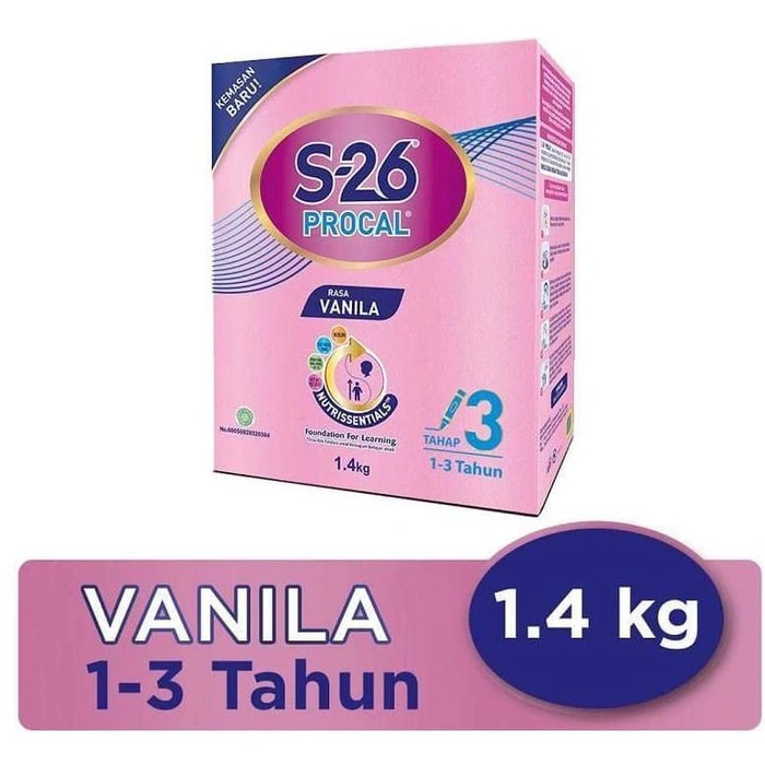 S26 REG PROCAL TAHAP 3 VANILA 1400G