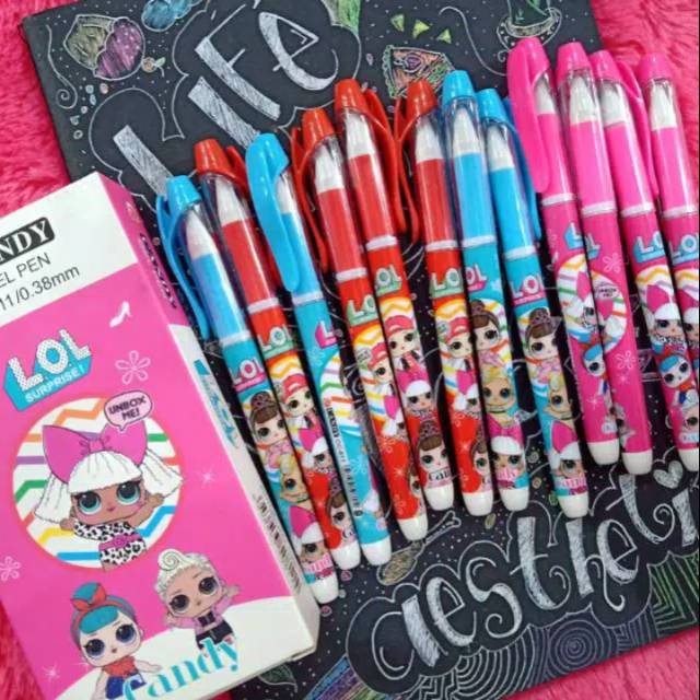 

Isi 12 Pcs!!! Pulpen Gel Karakter LOL Termurah