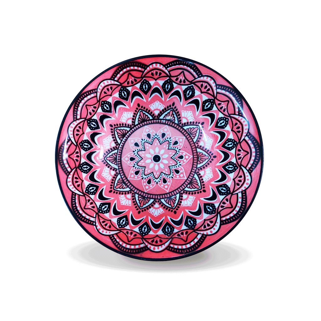 Mason MANGKUK KERAMIK THREE PATTERN / MANGKOK KERAMIK MOTIF BATIK 7"