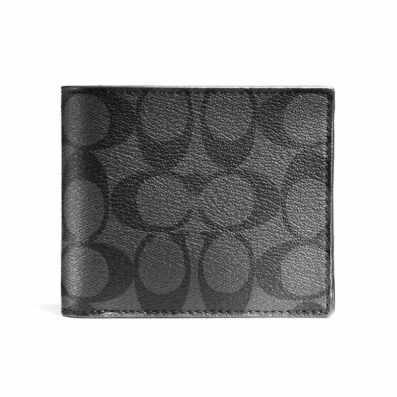 Coach Wallet Black Signature (F74993)