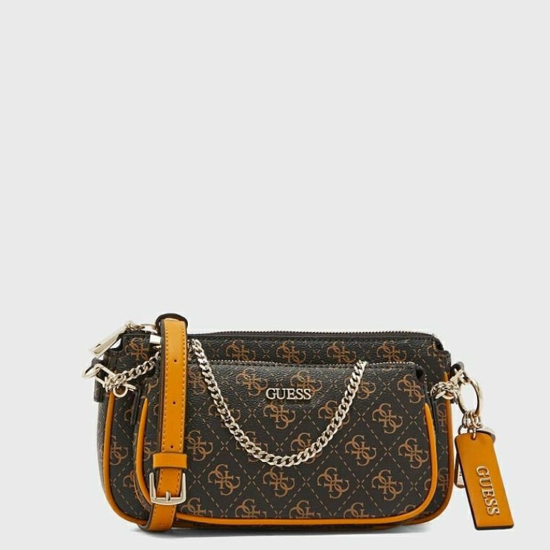 GUESSS Arie Double Pouch Crossbody