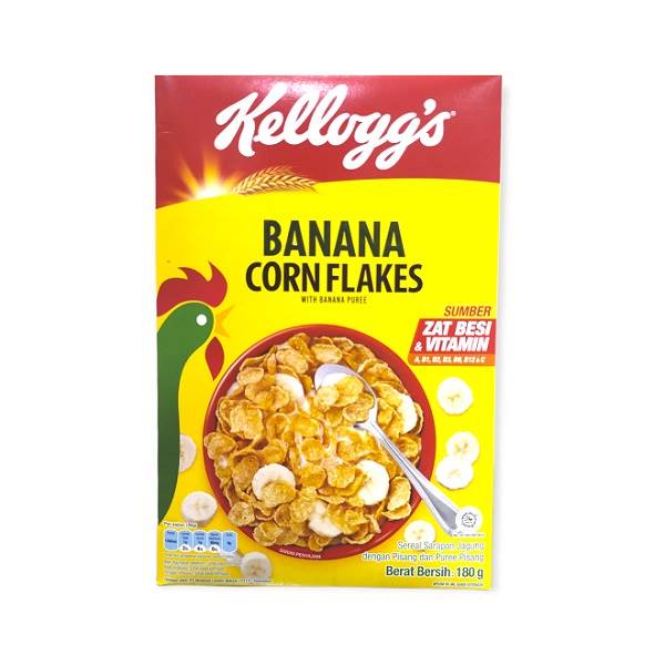 

KELLOGGS FRUIT BANANA CORN FLAKES 180 GR