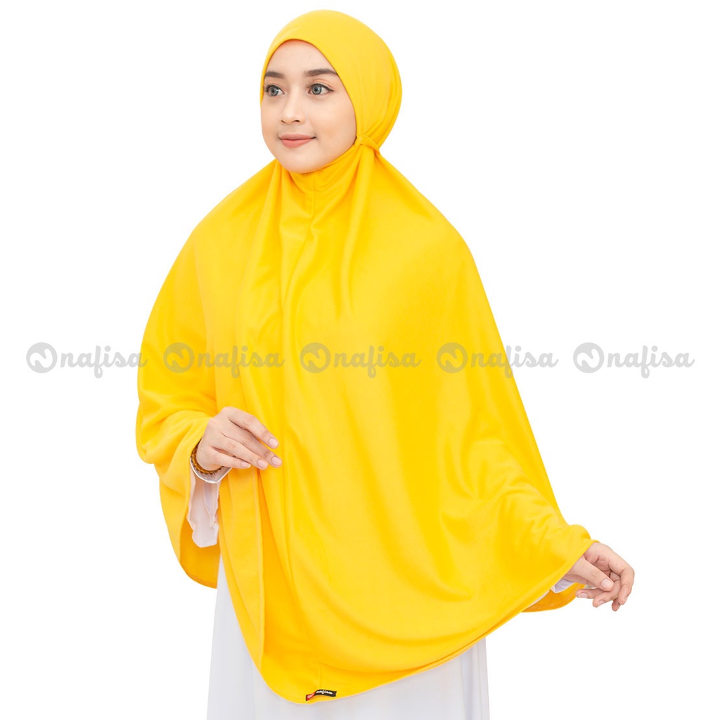 Jilbab Nafisa At Home Size JUMBO | Hijab Instan Tali Kerudung Khimar Tanpa Pet