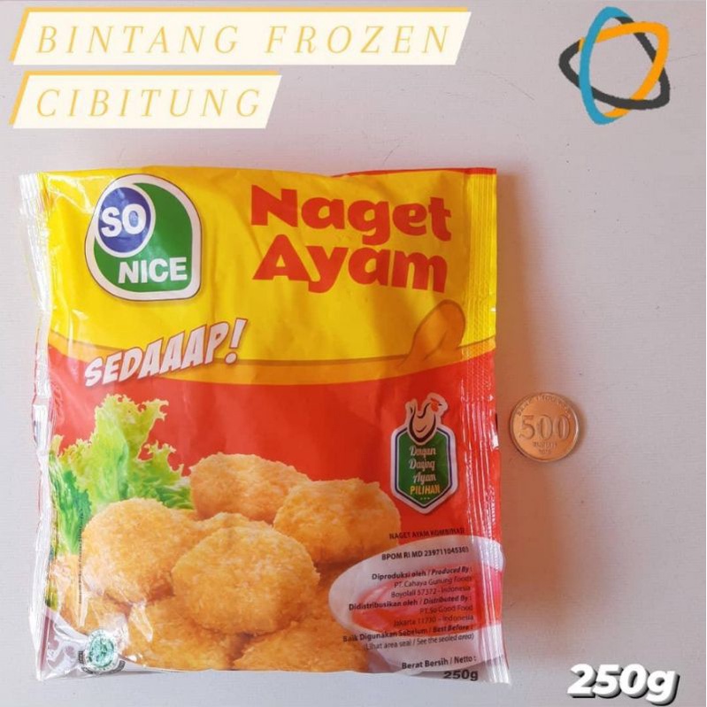 SO NICE Naget Ayam 250g