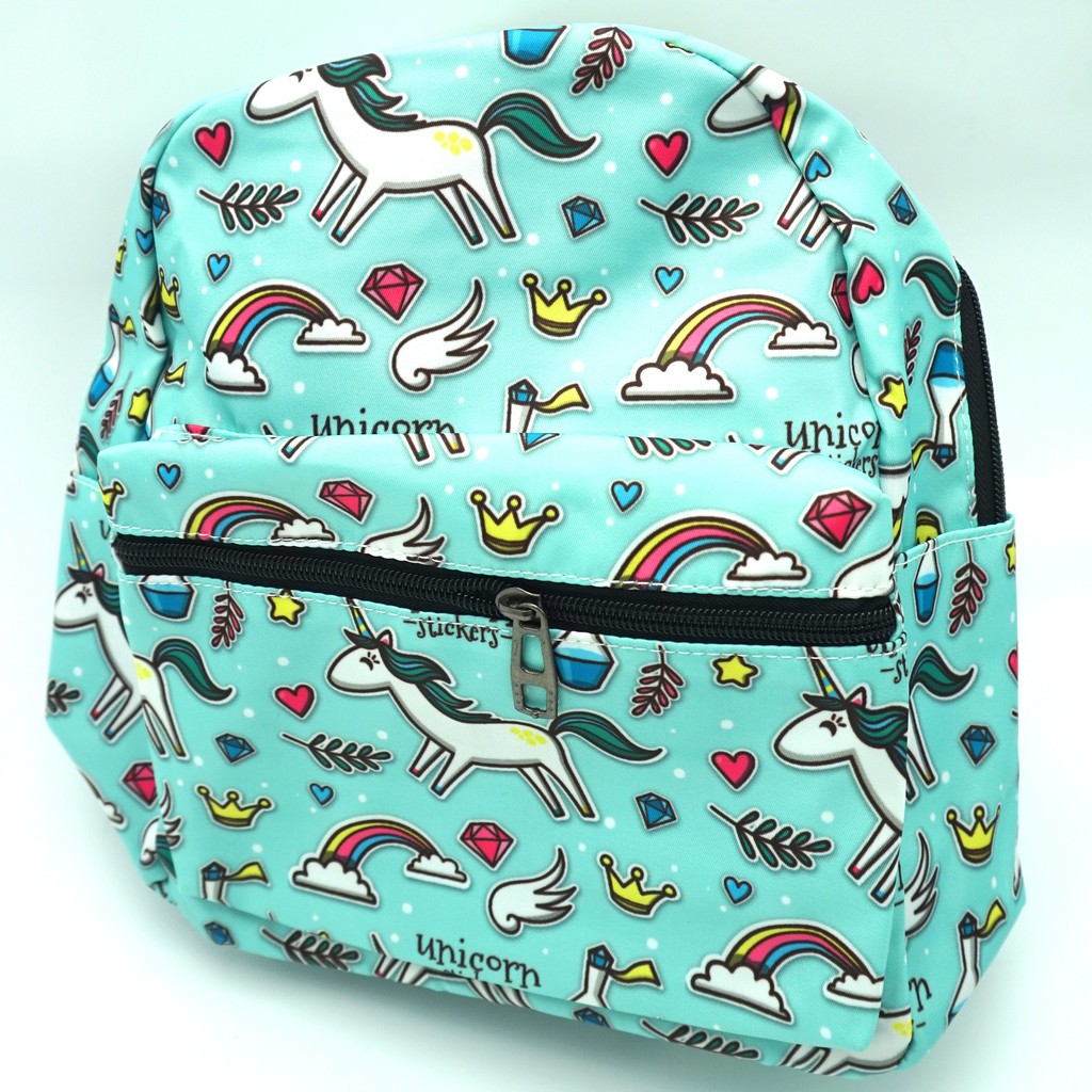 Tas Anak Ransel Backpack Karakter Unik Lucu Unicorn Berbagai Warna Berkualitas