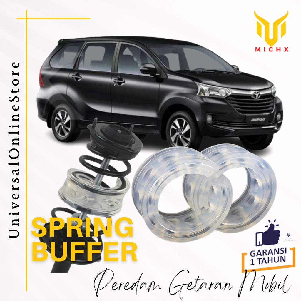 New PAKET Spring Buffer Sport Damper Peredam Getaran Mobil Avanza Depan Belakang