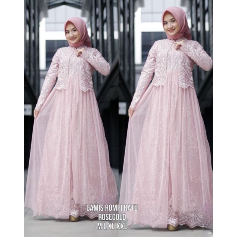 Gamis Tile Sabrina / Gamis / Gamis Kebaya Modern / Gamis Tile / Gamis Brokat / Gamis Kondangan / Gamis kebaya / Gamis Lamaran / Gamis Wisuda / Gamis Tile Terbaru