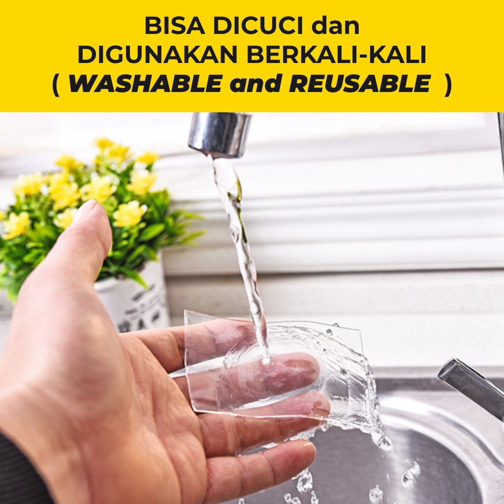Fast Print Nano Double Tape Isolasi Bening Tahan Air 3 Meter Tebal 2MM