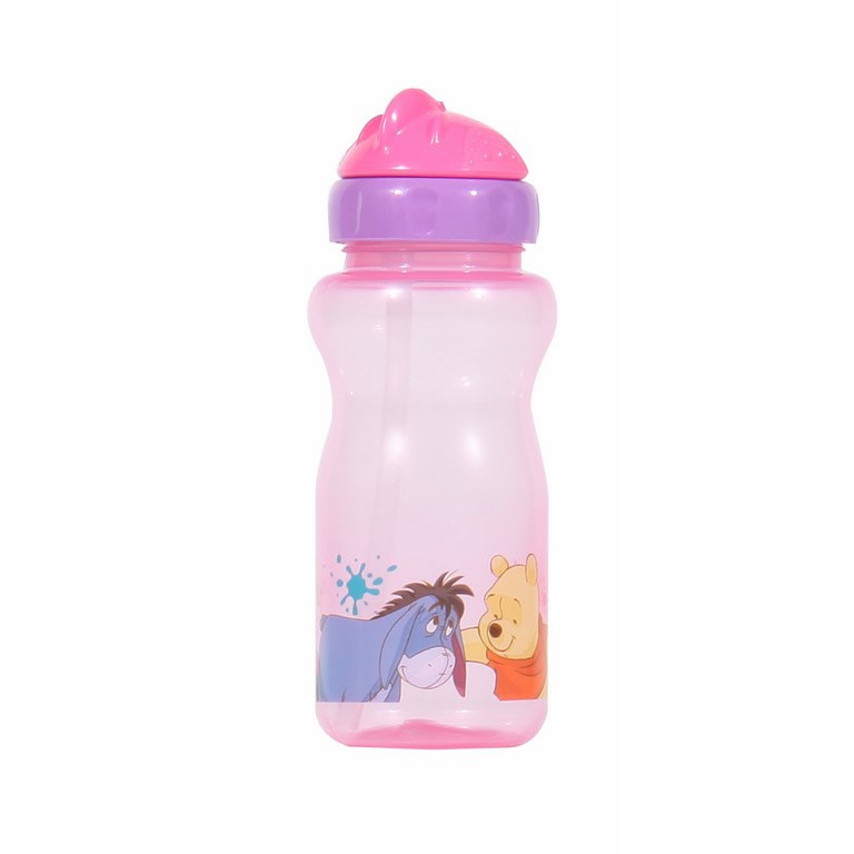 Winnie The Pooh Bottle With Straw / Botol Minum Anak Dengan Sedotan (Wtp 07-053)
