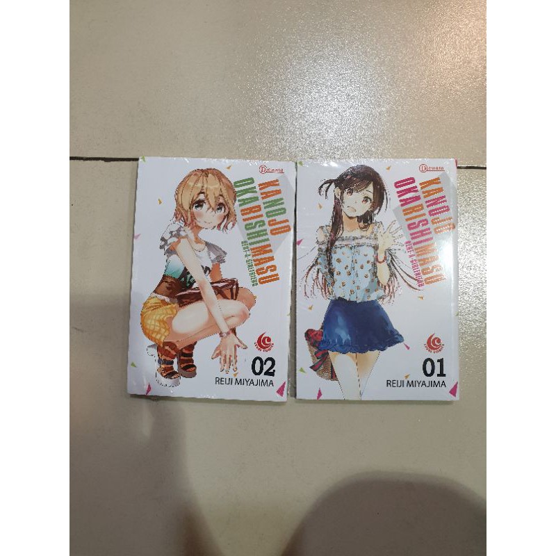 Komik Kanojo Okarishimasu set vol 1 dan 2