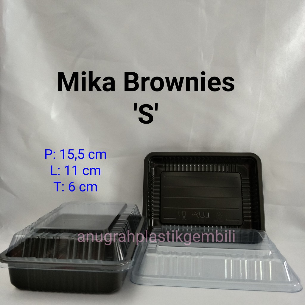 Mika Brownies uk S tanpa sekat