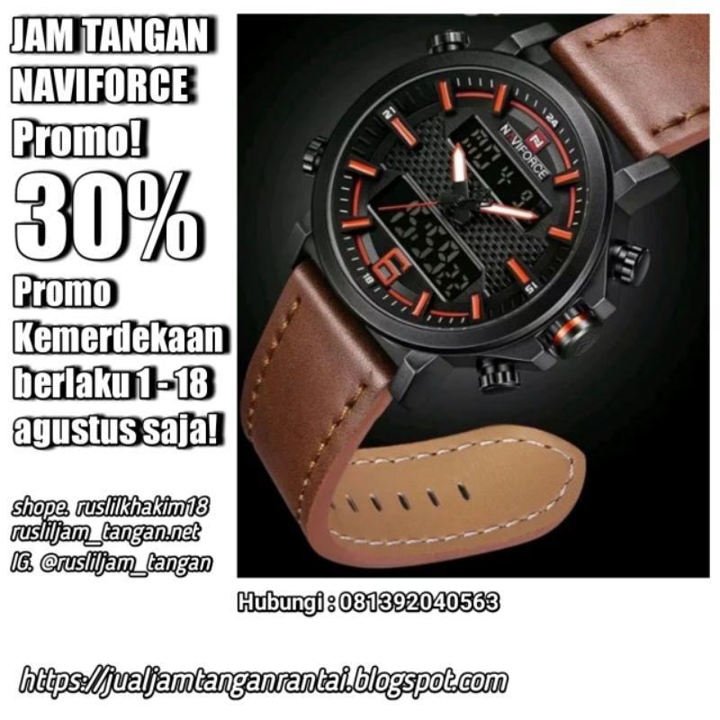 Jam Tangan Pria Murah NAVIFORCE 9095