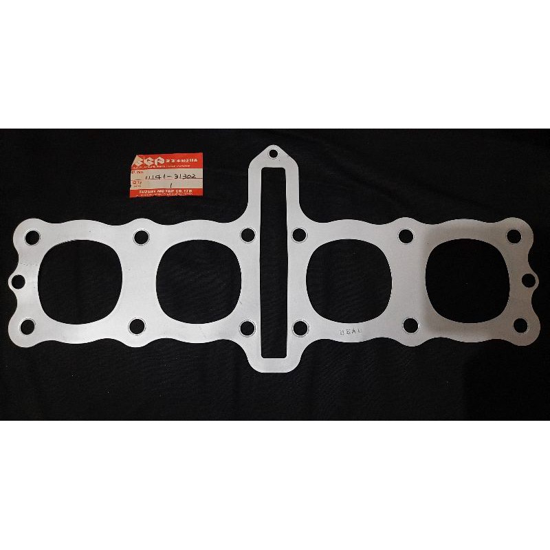 GASKET CYLINDER HEAD SUZUKI FOUR CYLINDER SGP ORI 11141-31302 PACKING BLOCK GSX 750