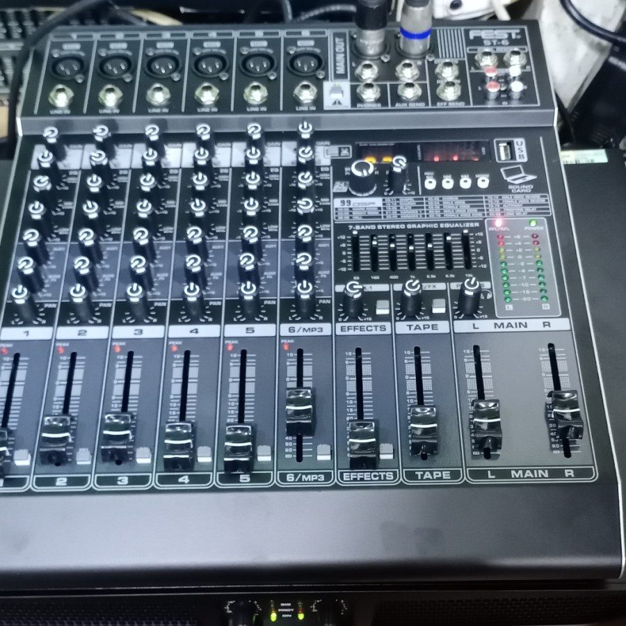 Mixer audio FEST ST-6 FEST ST 6 FEST ST6 Original 6 channel