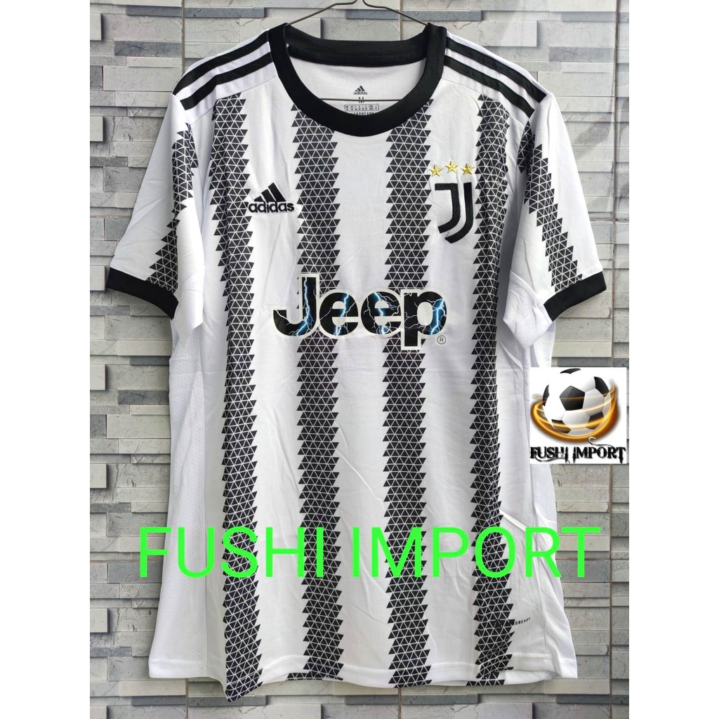 Jersey Baju Bola Juventus Home Full Patch ( Serie-A + Copa + MDT + BitGet ) 2022 2023 Grade Ori