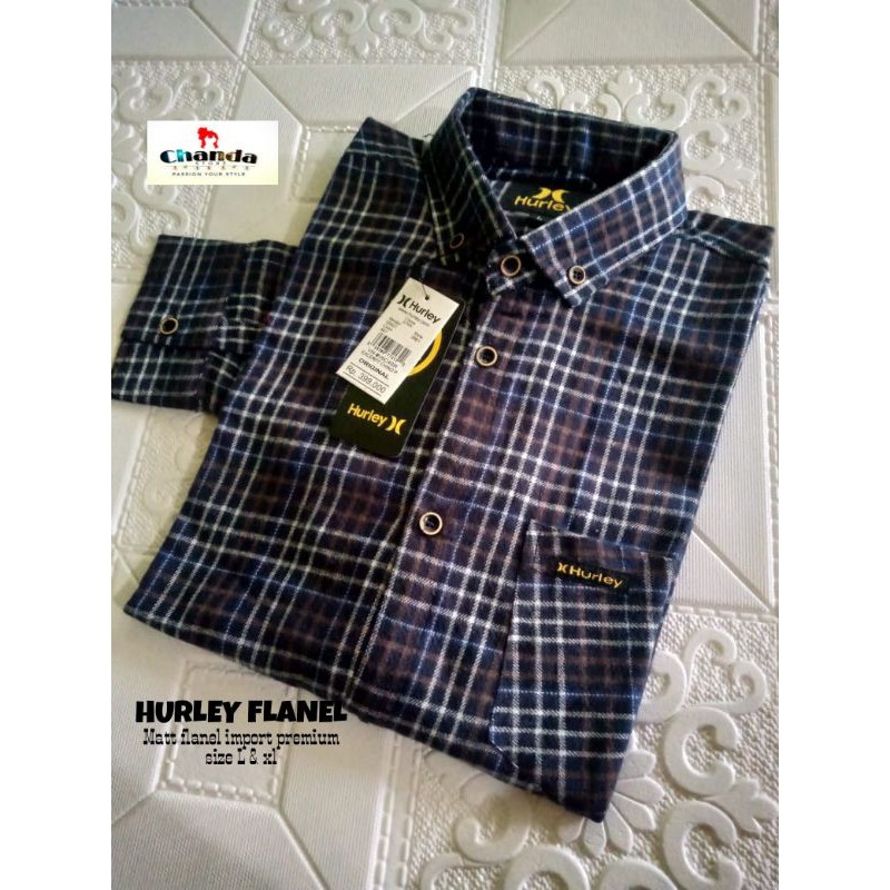 TERMURAH - HURLEY FLANEL BY CHANDA
