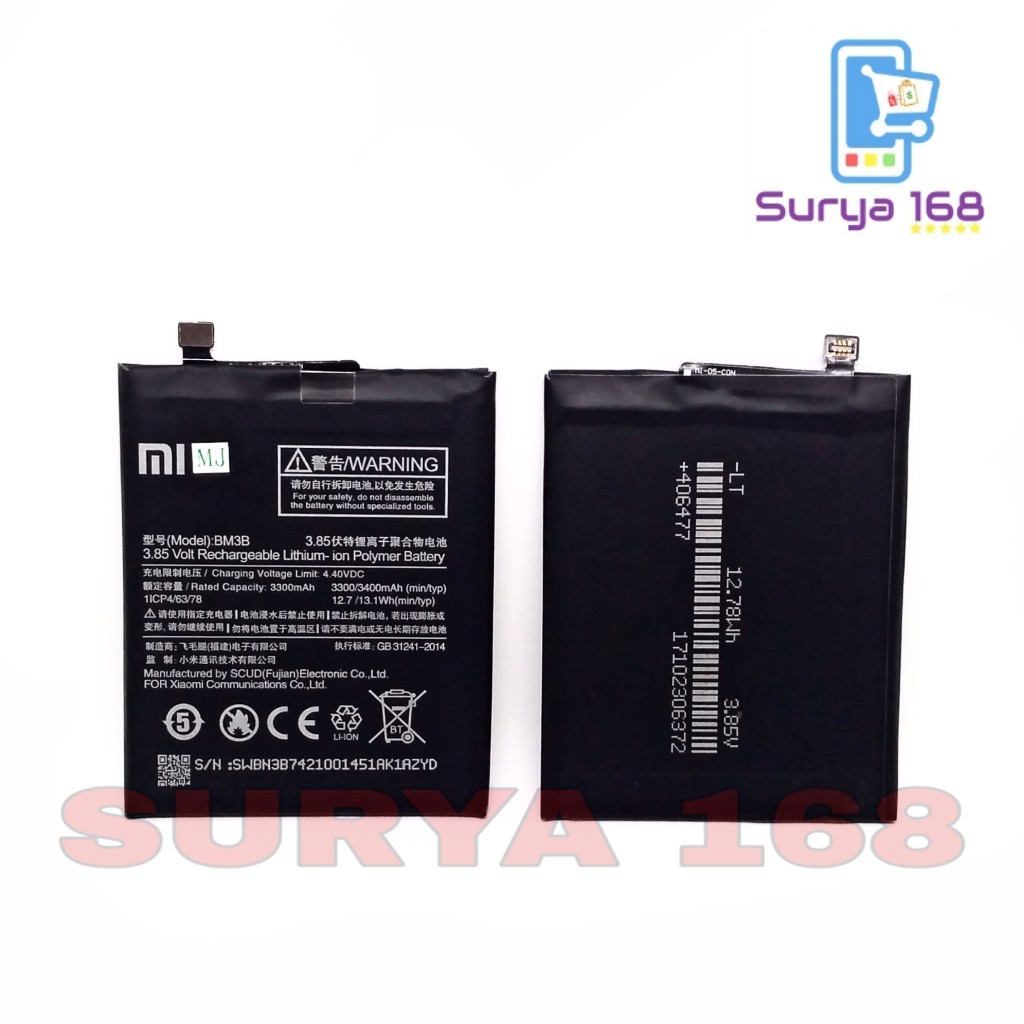 BATTERY BATERAI BATTERE BATRE XIAOMI MI MIX 2 BM-3B BM3B