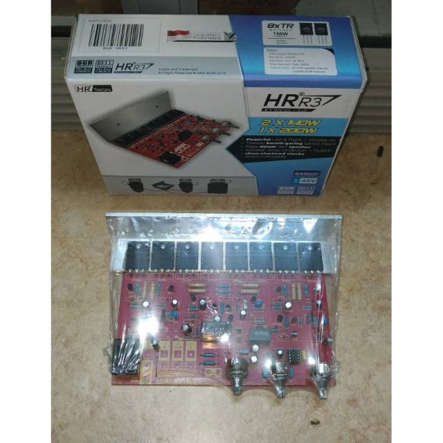 Kit power ampli hrr3 bell 3 way subwoofer