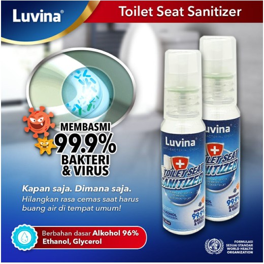 Toilet Seat Sanitizer Spray 30ml / Pembersih Dudukan Toilet 30ml