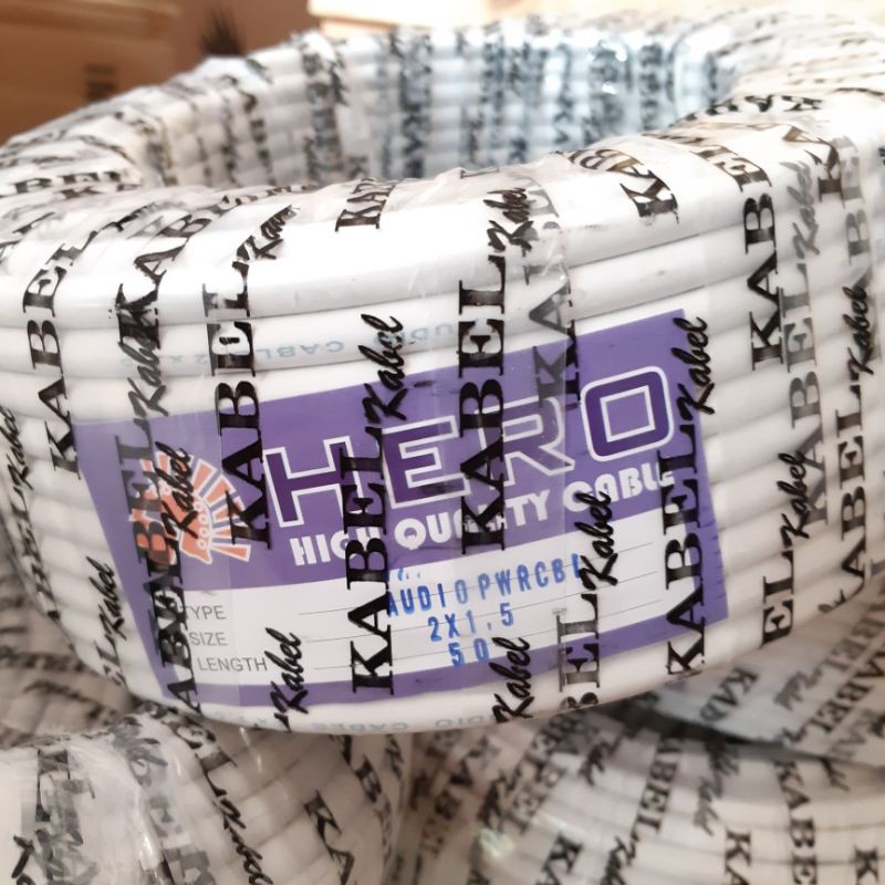 KABEL LISTRIK KAWAT 2x1.5 50 METER