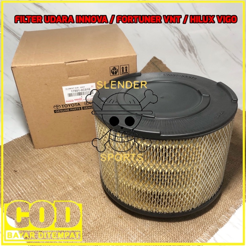 FILTER UDARA INNOVA OLD - SARINGAN UDARA FORTUNER VNT - AIR FILTER HILUX VIGO