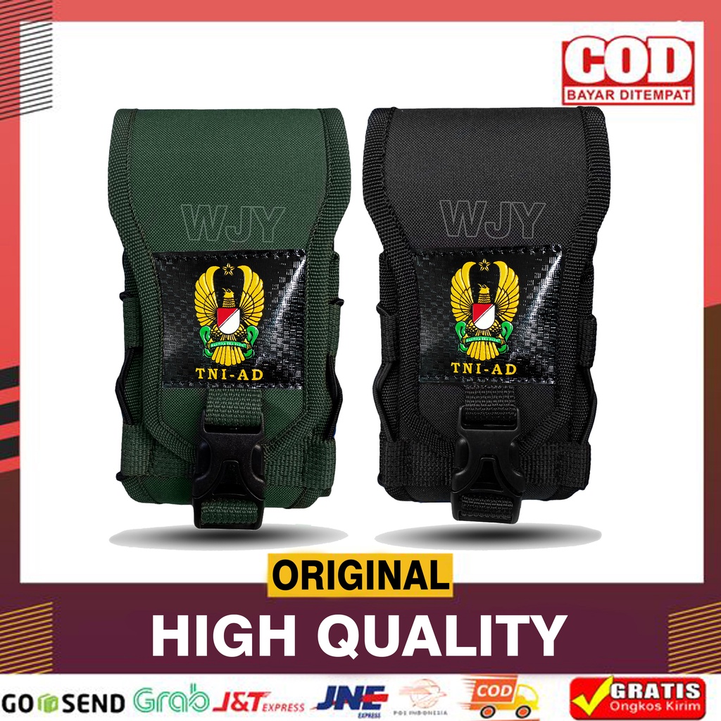 Sarung Hp pinggang Tactical Logo TNI