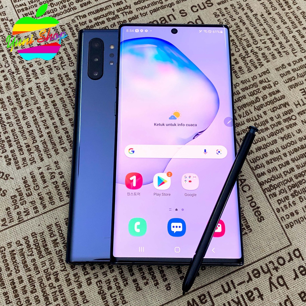 Samsung Galaxy Note 10+ 5G // Samsung Galaxy Note 10 5G 12GB / 256GB SECOND ORIGINAL garnasi imei 1th