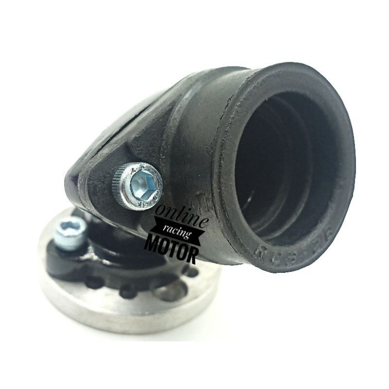 Intake 28 putar - miring RC3 manipol bebek 24 26 28 racing leher karbu semua motor rxking universal