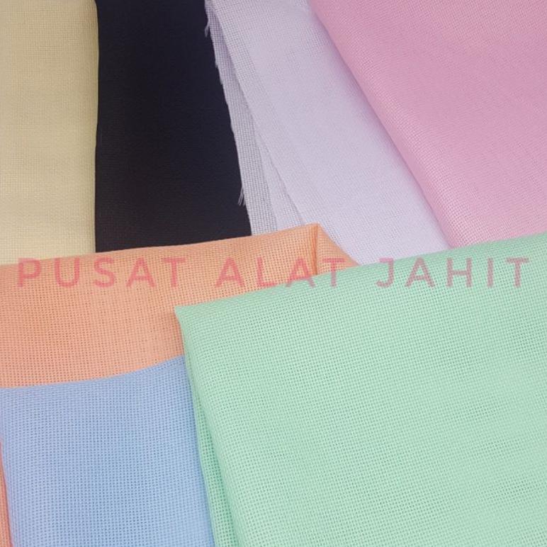 Kain Strimin Setrimin Sulam Menyulam Kristik Kruistik Kerajinan Tangan Cross Stitch Per 1 Meter