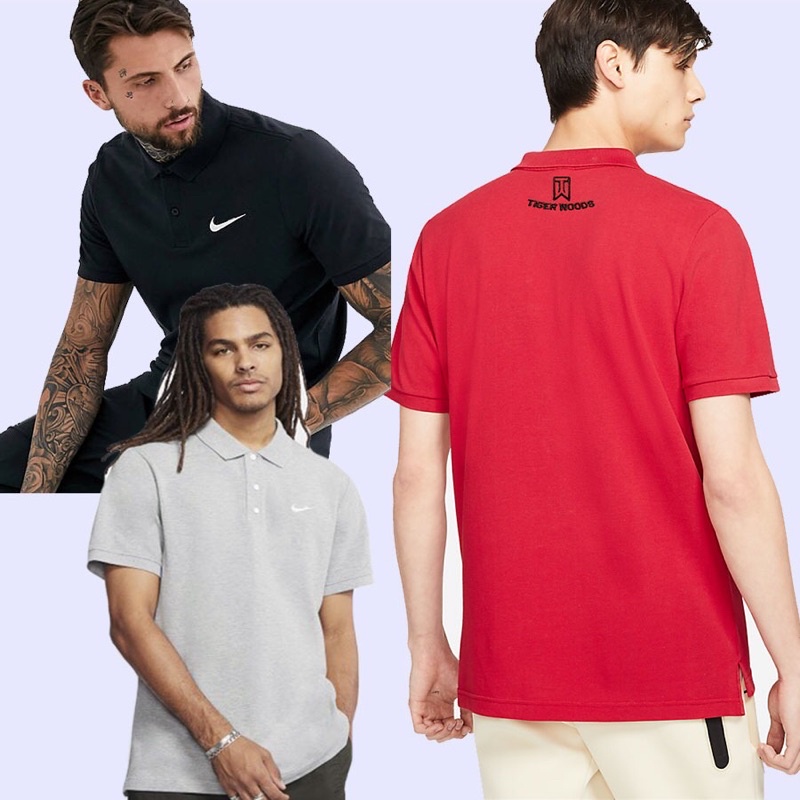 lovemecorner NIKE TIGERWOODS POLO ORIGINAL  KAOS POLO PRIA BAHAN KATUN BISA DIPAKE CEWEK COWOK BAHAN