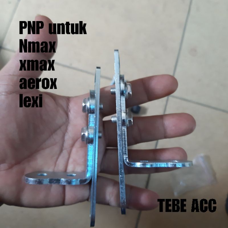 bracket breket dudukan lampu tembak tebel 4mm pnp Nmax 2020 nmax old xmax aerox