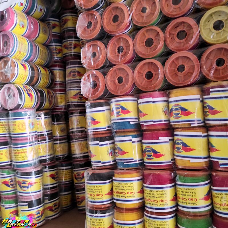 Grosir Isi 12 Pcs - Gelasan Cap CANGKLONG - gelasan - senar aduan tidak mudah luntur - gelasan murah