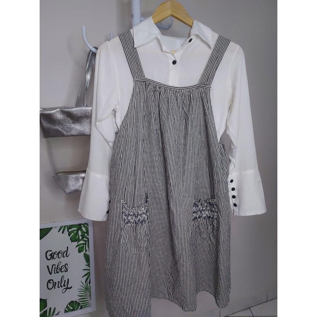 [Casual Dress/Dress santai/Dress/Daster/Dress Panjang/Long Dress/baju hamil/baju tidur gaya Korea/Ko