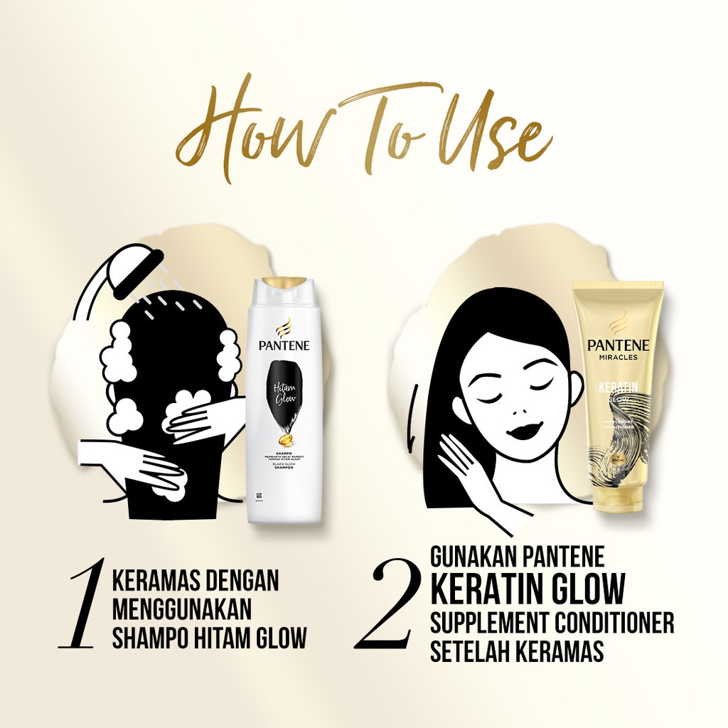 Pantene Conditioner Miracles Keratin Glow Daily Hair Supplement 150ml-1