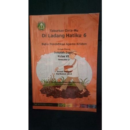 buku agama , semester 2 , kelas 6 SD