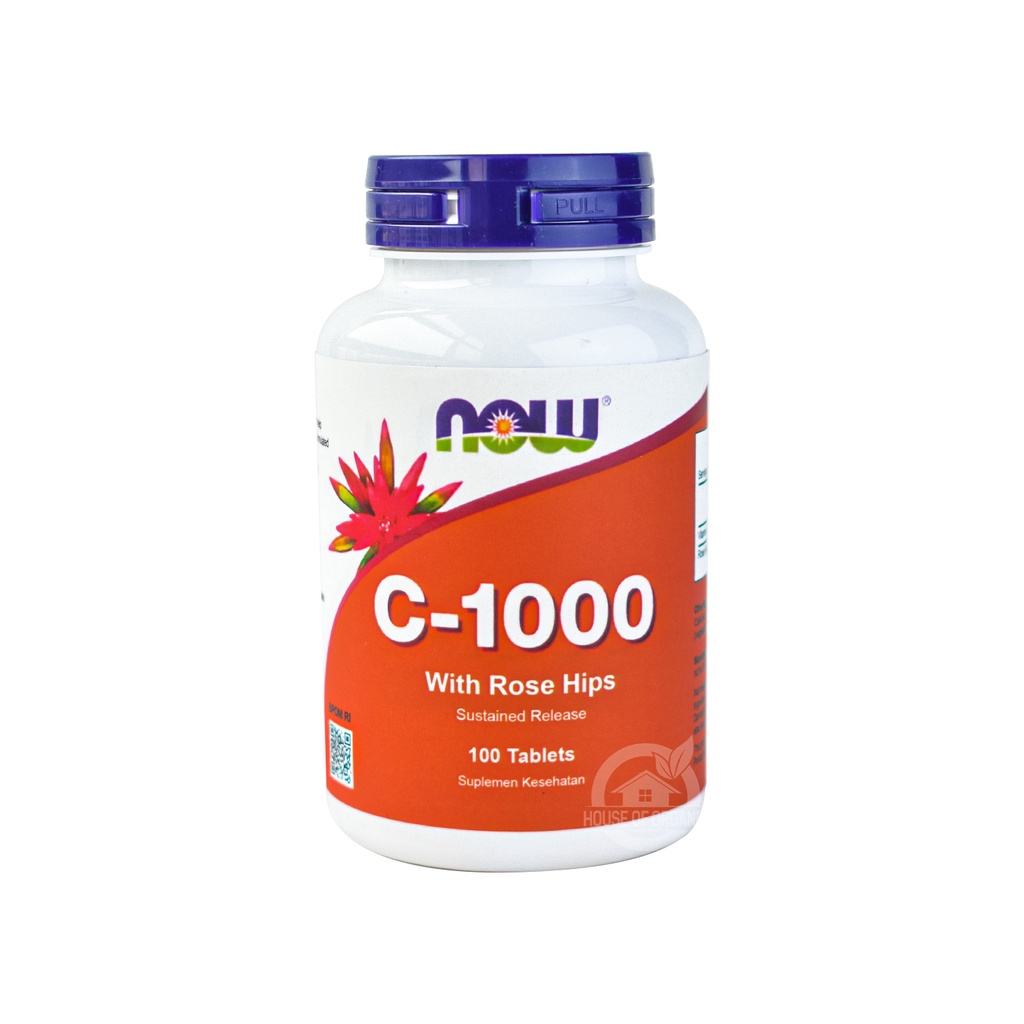 NOW Foods Vitamin C-500 &amp; C-1000 with Rose Hips