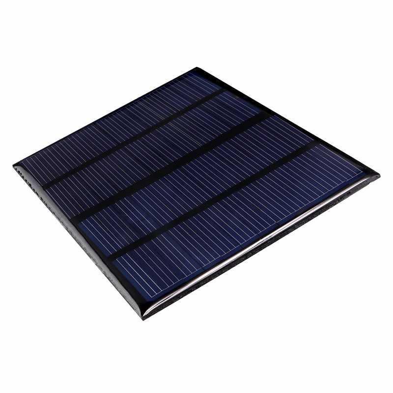 DIY Mini Star Solar Panel 12V 1.5W - CNC85X115-18 [Hitam]