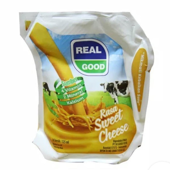 

Da2011Ca Susu Uht Real Good -125 Ml - Coklat Xa201As